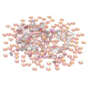 SS30/288Pcs Glass Diamante Rhinestone, Man Made Gems, Champagne AB Color