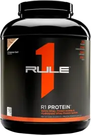 Rule1 R1 100% Whey Protein Isolate and Hydrolysate Protein Powder 4.94 Lb, Ci...