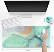 Mouse Pad Mat- Large Desk Mat Non-Slip Rubber Base Computer Des Extended Gaming