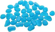VILLFUL Aquarium Decor 100pcs Luminescent Stones Glow in The Dark Pebbles Safe Resin Diverse Mixed Pack Perfect for Fish Tanks