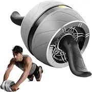 Riaisttd Abs Roller Wheel | Abs Exercise Roller Silent Rebound,Muscles Strengthening Equipment Ab Trainer Wheel for Men Teens Adults