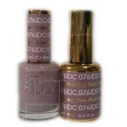 DND DC GEL - DUO SET (GEL + MATCHING LACQUER) - 076 TARO PUDDING