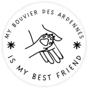 My Bouvier Des Ardennes is My Best Friend - 100 Pack Circle Stickers 3 Inch