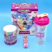 G Fuel Six Siege Unicorn Sunshine Collector's Box Tub Tall Shaker Cup 4 Doodlez