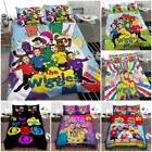 The Wiggles Duvet Cover Pillowcase Single Double Queen Doona Bedding Set Gift