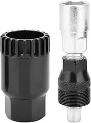 XIASABA Premium Bike Crank Extractor and Bottom Bracket Remover Bicycle Repair Tool Set Made of High Carbon Steel Ideal for Square and Serrated Crankset and Crank A Must Have for