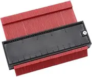 zolyet Profiling gauge, regular gauge, ruler, gauge, shaped sampler wholesale, red 120mm - non plastic bag packaging Red