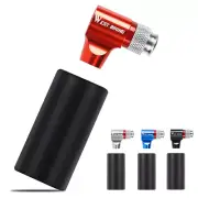 WEST BIKING Aluminum MTB Road Bike Bicycle Pump Fast Air CO2 Inflator Ball Pump