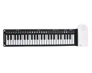 Andowl S747 Portable Roll Up Keyboard (White)
