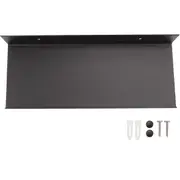 Metal Wall Shelves, Black Floating Shelves,Bathroom Racks, Wall Display Shelves,Wall Mounted Kitchen Spice Racks(30cm)