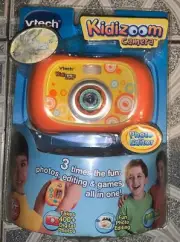 VTech Kidizoom Camera - Orange model 80-106900 - UNIT 2 - missing package sticke