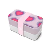 Monbento Mb Original Graphic 1L Lunch Bento Box Food Container-Heart Signal