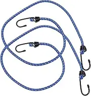 GETAJGHSD 2pcs Short Bungee Cords with Hooks Luggage Straps for Luggage Bungee Cords with Strong Ropes for Hanging Seat Strap Covers Anti-Static Straps Carabiner