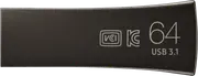 Samsung 64GB USB3.1 Bar Plus Flash Drive Gray