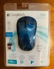 NEW Logitech M310 Wireless Mouse-Blue