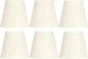 Chandelier Mini Lamp Shade Linen Clip On Chandelier Lamp Shades Fabric Lampshade Nordic Simple Drum Fabric Lampshade for Table Lamp Floor Lamp E14 Wall Lamp Chandel Bedroom