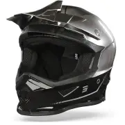 Furious Raw 3.0 Chrome Glossy Offroad Helmet