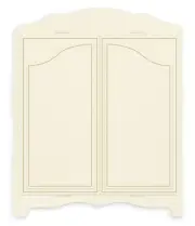 P13 Light Chipboard Decoration Base 12"X12"-Once Upon A Time, Magic Wardrobe