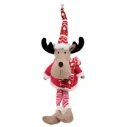 Urban Reindeer Sitting Decoration Red Decorative Seasonal Decor Ornament