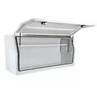 1600 x 600 x 820mm White Aluminium Full Lid Ute Tool Box Truck Trailer Toolbox