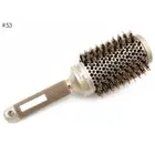 Hair Brush Round Barrel with Boar Bristle Thermal Ceramic&Ionic Professional TF