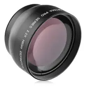 Opteka 52mm 2.2x Telephoto Lens for Canon EF-M 55-200mm, Canon RF 35mm f1.8 Lens