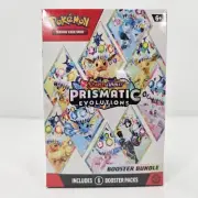 Pokemon TCG Scarlet and Violet Prismatic Evolutions Booster Bundle 100-10111 NEW