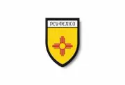 PATCH PATCHES EMBLEM IRON ON GLUE PRINT FLAG world crest usa new mexico