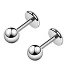 Women Earrings Wear-resistant Ear Decoration Helix Tragus Barbell Shape Stud