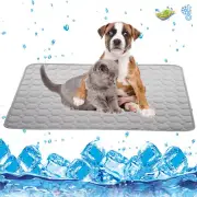 Washable Dog Cooling Mat Ice Silk Pet Self Cooling Pad