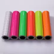 10 Rolls Price Tag Label with Red Lines for MX-5500 AK813 HG979 M5500 Price Gun