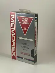 New/Sealed Memorex 3016-1010 VHS Dry VCR & Camcorder Video Head Cleaner tape