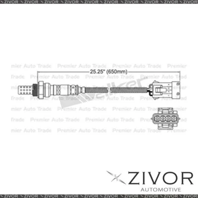 New Post Catalytic Oxygen Sensor For Mini R57 Cooper S Cabrio 4 Cyl N14 B6A