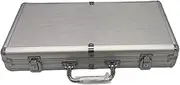 harayaa Aluminum Alloy Chip Case for Chip Storage, Storage Container, Storage Case Professional Cards Box Transport Large Capacity, L