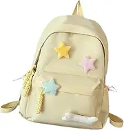[Generic] Teen Girl School Backpack - Girls School Backpack with Plush Ornaments,Lightweight Campus Backpack, Casual Daypack for Middle High School Student