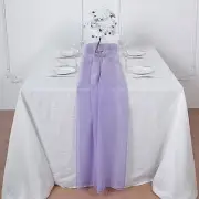 Lavender 72" Premium Chiffon Table Top Runner Party Wedding Events Decorations