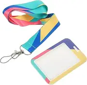 ROMISBABA Elegant Lanyard Wallet for Women Card Holder Lanyard Id Badge Holder Wallet for Women