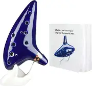 Zelda Ocarina with Song Book (Songs from the Legend of Zelda), 12 Hole Alto C
