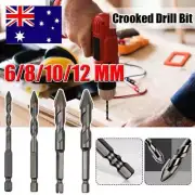 Hex Tile Drill Bit Glass Ceramic Bric Hex Shank Cross Spear Head 6/8/10/12mm NW