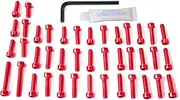 Pro-Bolt EKA055 Aluminum Engine Bolt Kit for Kawasaki 250 Ninja Red