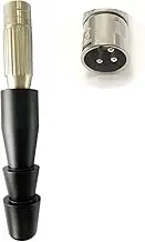 NUHUi 3-Pin 3 XLR Male Connector for Reciprocating Saw Adapter, 6 Inches
