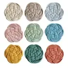 Functional Cotton Rope Insulation Cup Mat Hand-knitted Mat for Dining Table