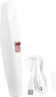 IWOWHERO Portable Electric Eyebrow Hair Razor Gentle Removal Device for Women Charging Lipstick Shape