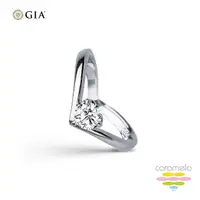 在飛比找momo購物網優惠-【彩糖鑽工坊】GIA 鑽石戒指 1克拉 鑽石 18K 鑽戒 