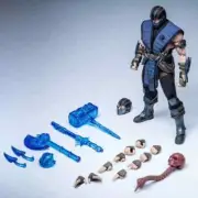 JM toys Ninja Sub Zero Saibot 1/12 6" Collectible Action Figure Collection 2024