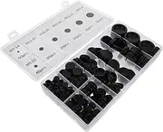 LIFKOME 170pcs Rubber Grommet Assortment for Wiring Cable Protection Grommets Soft Sealing for Electrical Installations
