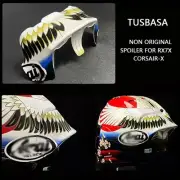 Non original Rear Trim Helmet Spoiler For ARAI TSUBASA RX7X RX-7X RX7V RX7 GP
