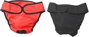 FONDOTIN 2Pcs XL Female Dog Diapers Elastic Puppy Panties Soft Washable for Dogs Incontinence and Heat