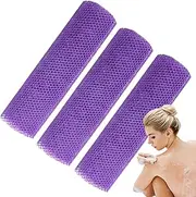 Long Net Bath Sponge,African Mesh Cloth Shower Net Scrubber Washcloth - Back Cleaning Bathing Sponges for Women and Men Dead Skin Removal