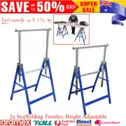 2x Portable Workshop Work Bench Table Scaffolding Trestles Frame Stand Ladder AU